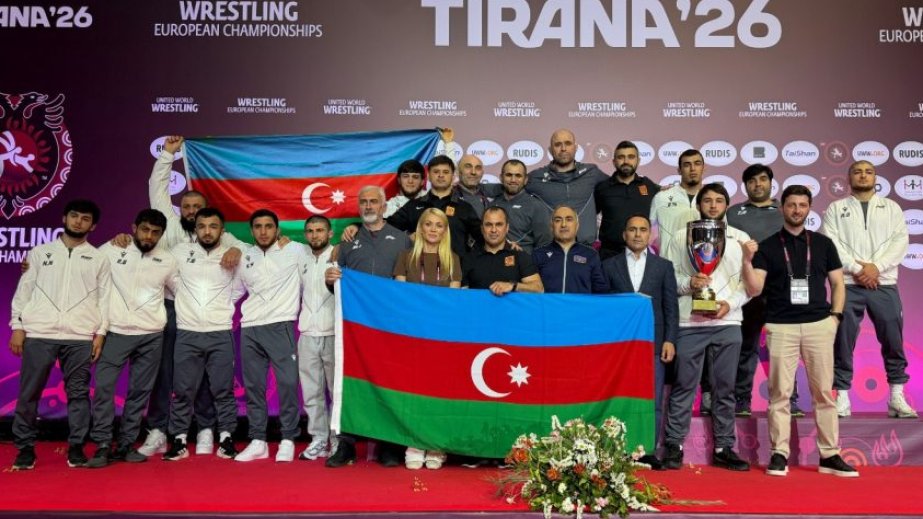 Azerbaijan wins its sixth European freestyle wrestling title