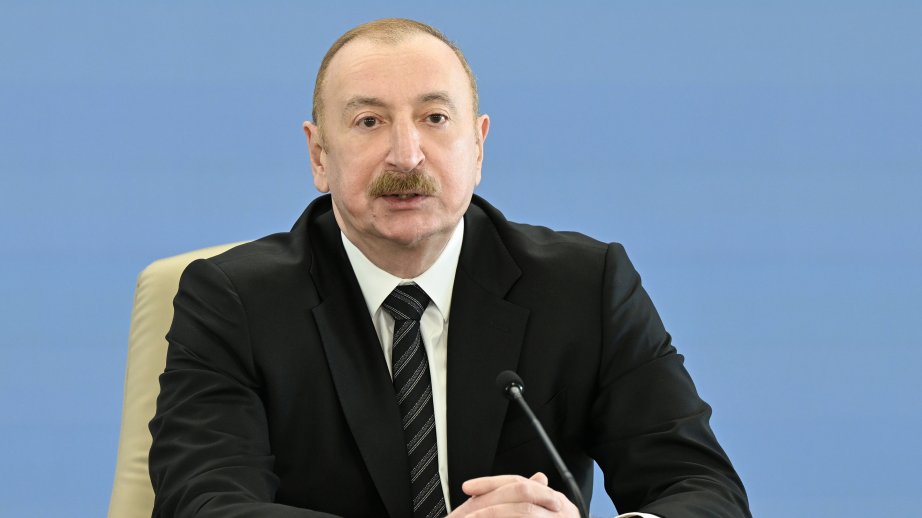 Prezident İlham Əliyev: Bu gün biz Şərq-Qərb nəqliyyat dəhlizinə geniş sərmayə yatırırıq (TAM ÇIXIŞ)