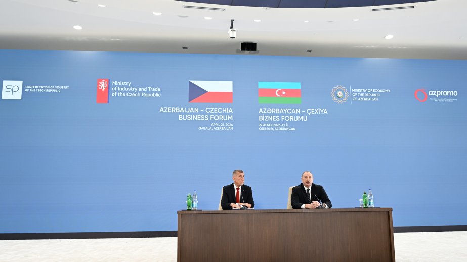 Prezident İlham Əliyevin və Andrey Babişin iştirakı ilə Azərbaycan-Çexiya biznes-forumu keçirilib