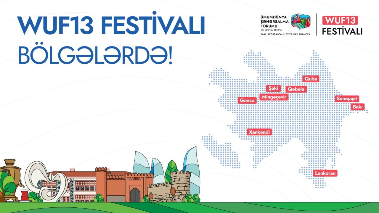 WUF13 ərəfəsində Azərbaycanın bir sıra şəhərlərində silsilə tədbirlər təşkil olunacaq