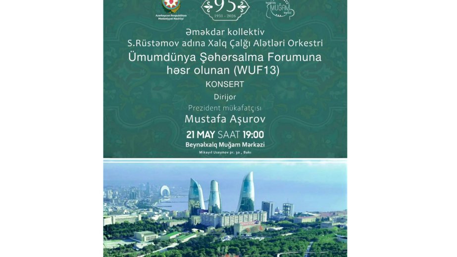 Səid Rüstəmov adına orkestr WUF13 çərçivəsində konsert verəcək