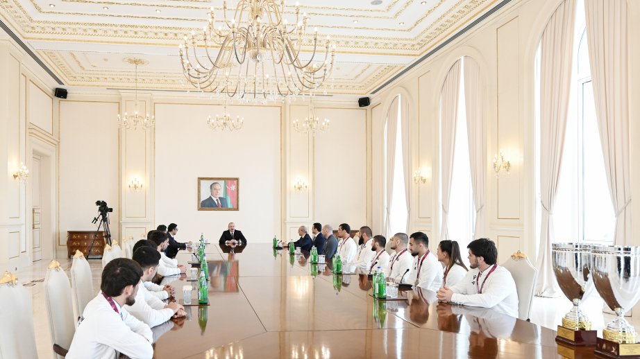 Prezident: İdmançılarımızda qələbə əzmi çox güclüdür