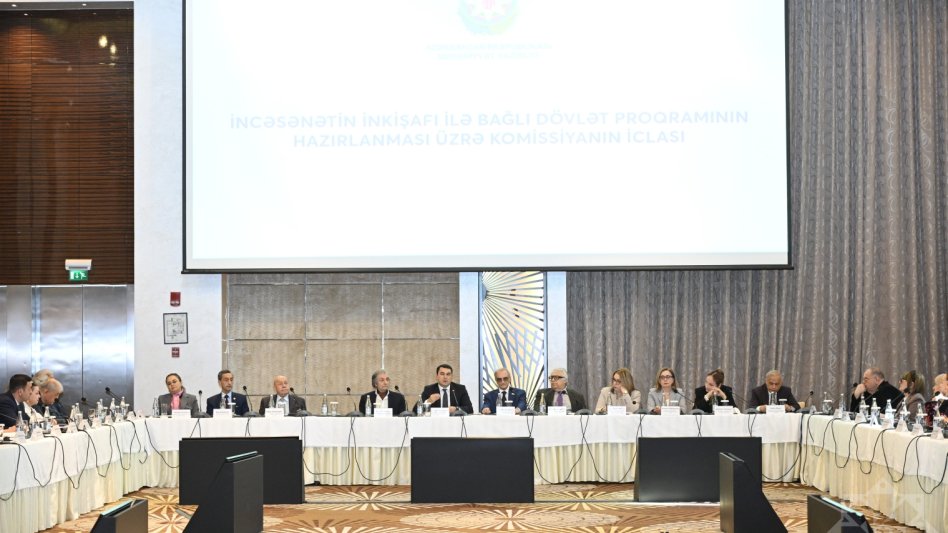 “Azərbaycan Mədəniyyəti – 2040”: İncəsənətin inkişafı ilə bağlı dövlət proqramı hazırlanır