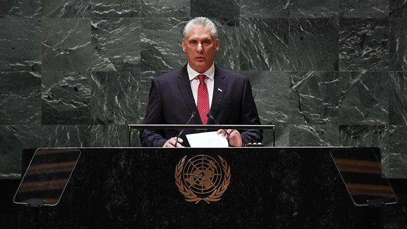 Küba Devlet Başkanı Diaz-Canel: Küba tehdit etmiyor, sürekli tehdit ediliyor