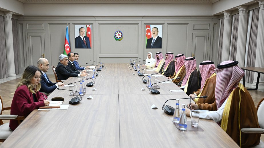 Azerbaijan`s Deputy PM meets with Saudi Arabian delegation