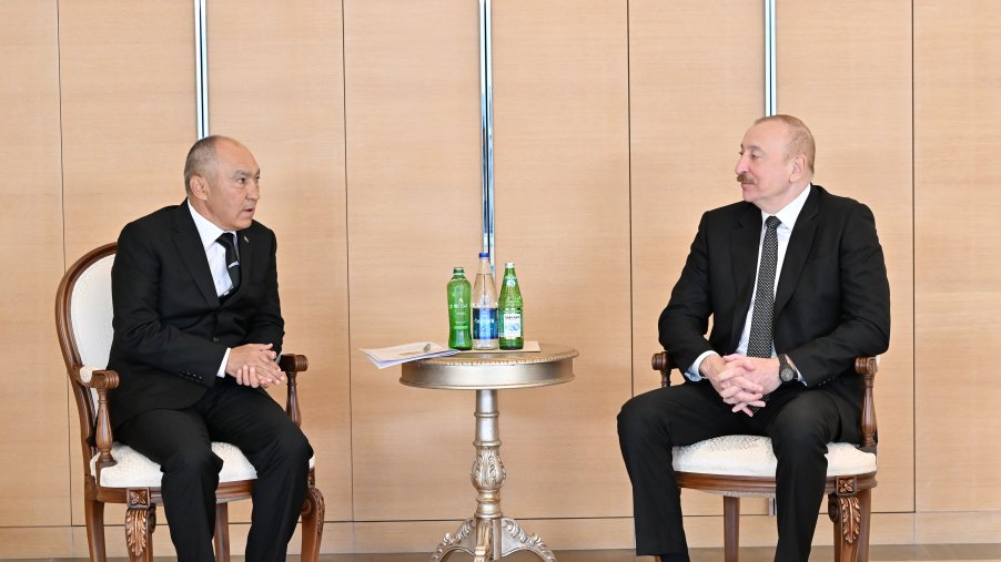 President Ilham Aliyev receives Chairman of State Committee for Construction of City of Arkadag of Turkmenistan (PHOTO)