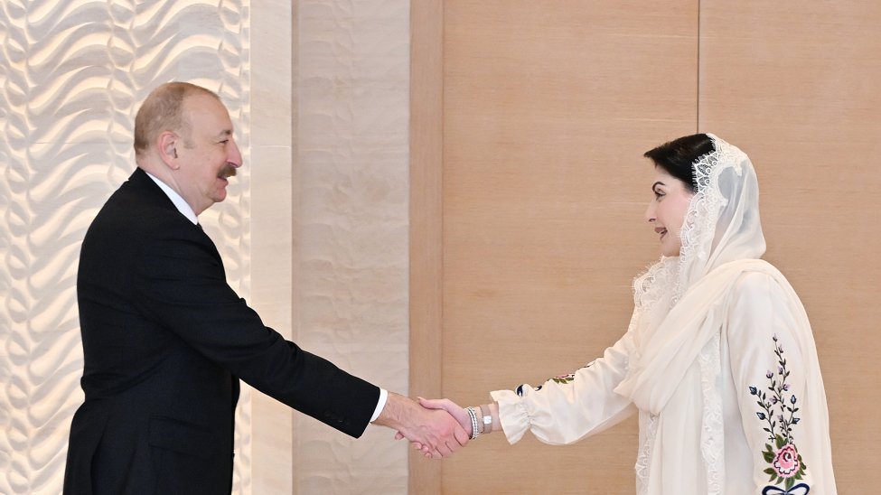 Prezident İlham Əliyev Pakistanın Pəncab əyalətinin Baş nazirini qəbul edib (FOTO) (YENİLƏNİB)