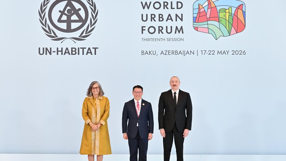 Bakıda Ümumdünya Şəhərsalma Forumunun 13-cü Sessiyasının açılış mərasimi keçirilir
Prezident İlham Əliyev tədbirdə iştirak edir  YENİLƏNƏCƏK