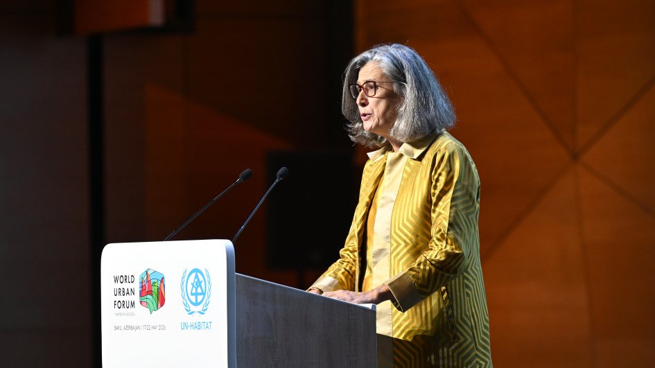 İndiyədək bu xarakterli heç bir sessiya WUF13 qədər geniş qlobal auditoriyanı bir araya gətirməyib - Anaklaudia Rossbax