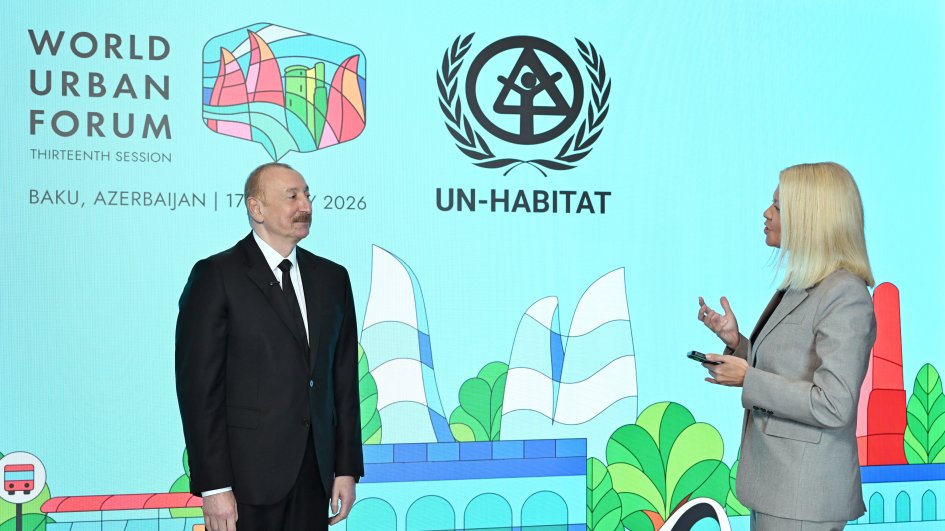 President Ilham Aliyev gives interview to Euronews TV