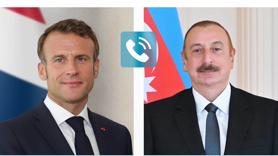 President Ilham Aliyev and President of France held phone conversation