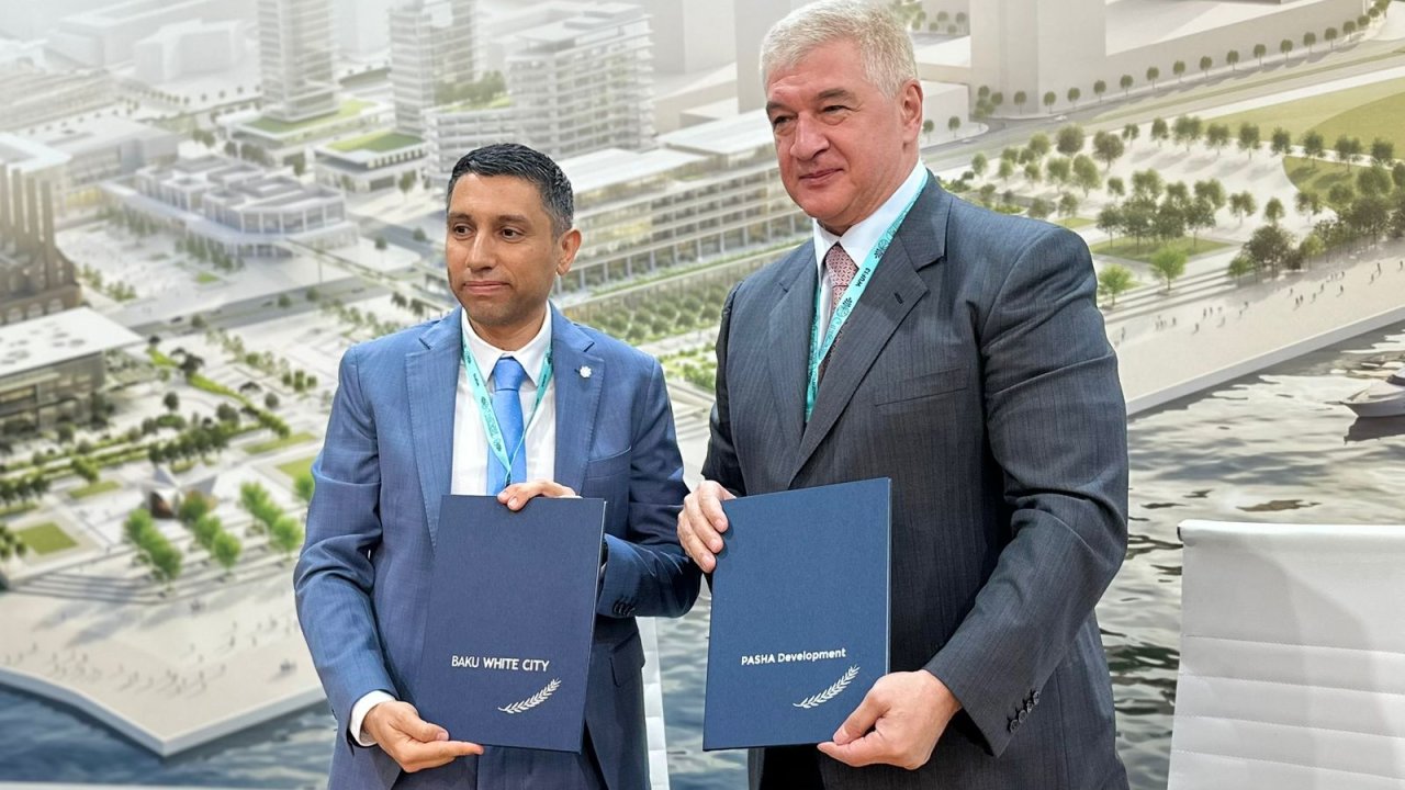 "Baku White City" və "Pasha Development" arasında Sahilyanı kvartalın inkişafına dair saziş imzalanıb