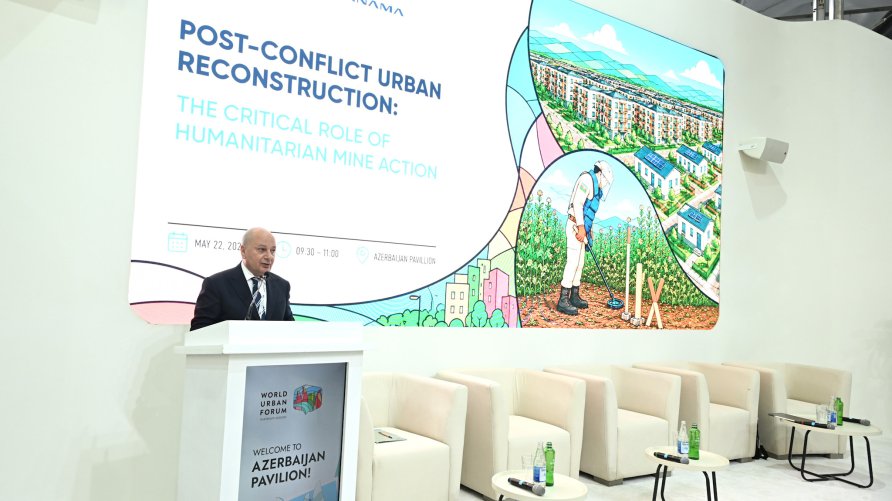 ANAMA discusses strategic role of demining in urban restoration as part of WUF13