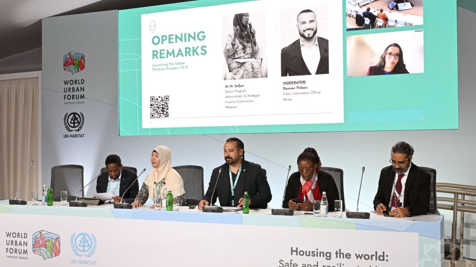 Role of Urban Thinkers Campus Initiative as a global action platform highlighted at WUF13