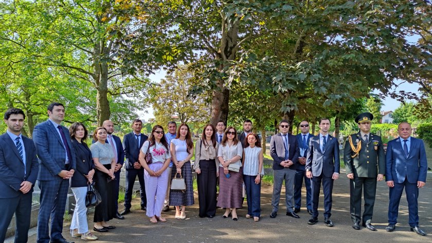 Founders of Azerbaijan Democratic Republic commemorated in France
