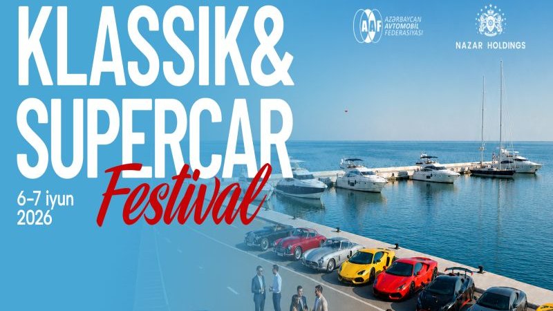Baku Seaside boulevard to host classic and modern supercar festival
