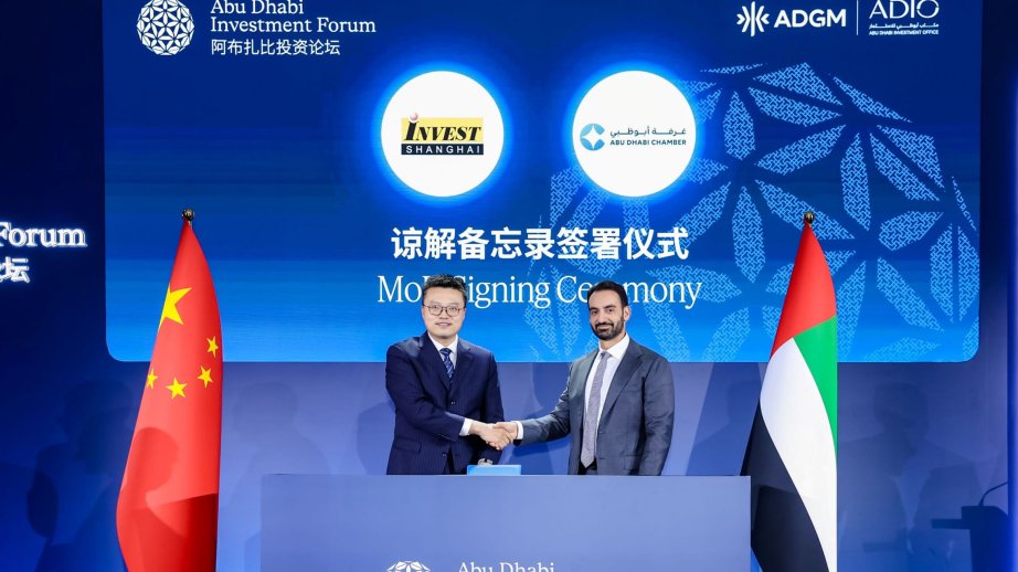 Abu Dhabi Chamber, Shanghai Foreign Investment Development Board sign MoU to strengthen economic, trade cooperation