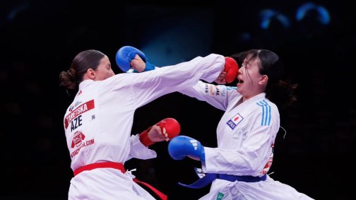 Azerbaijani karateka Iryna Zaretska wins gold in Morocco