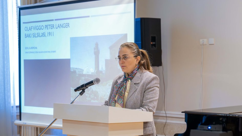 Danimarka hərracından alınan Bakı təsvirli unikal əsər geniş ictimaiyyətə təqdim edilib