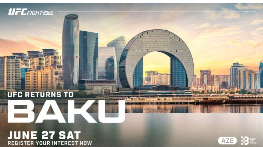 UFC event in Baku attracts ticket purchases from 67 countries worldwide