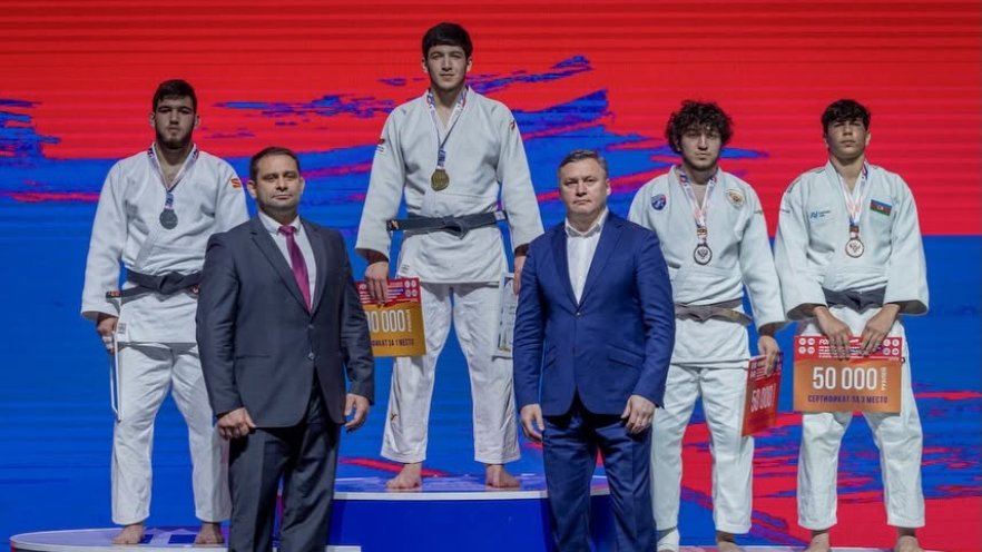 Azerbaijani judokas win three medals at tournament in Russia