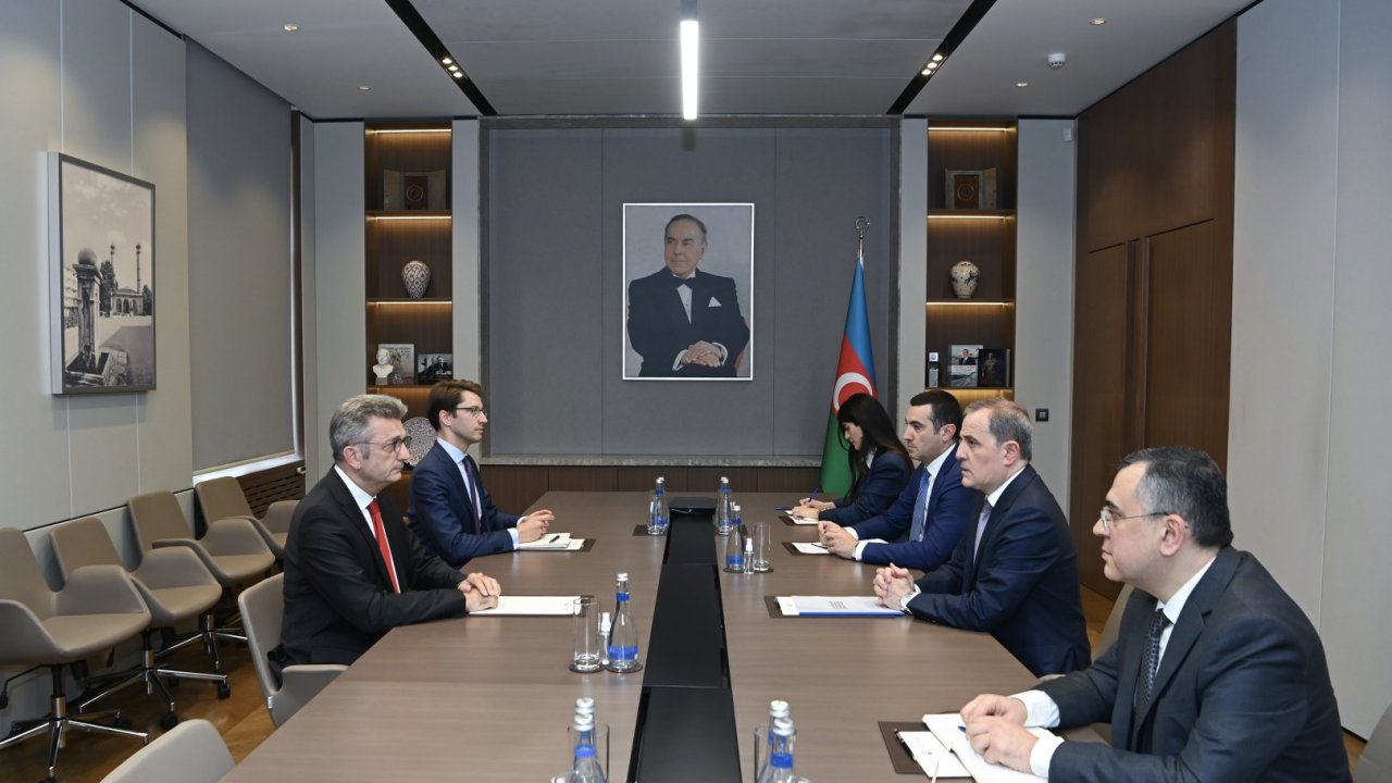 Ceyhun Bayramov Ralf Horlemannı qəbul edib