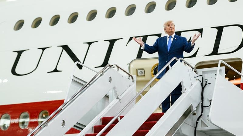 Trump Unveils New Presidential Plane: Announces Trip to Turkey