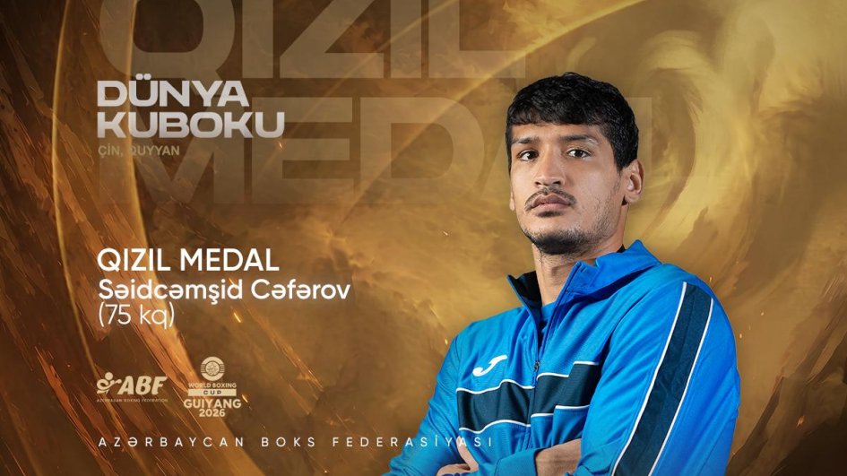 Azerbaijani boxer wins gold medal at World Cup