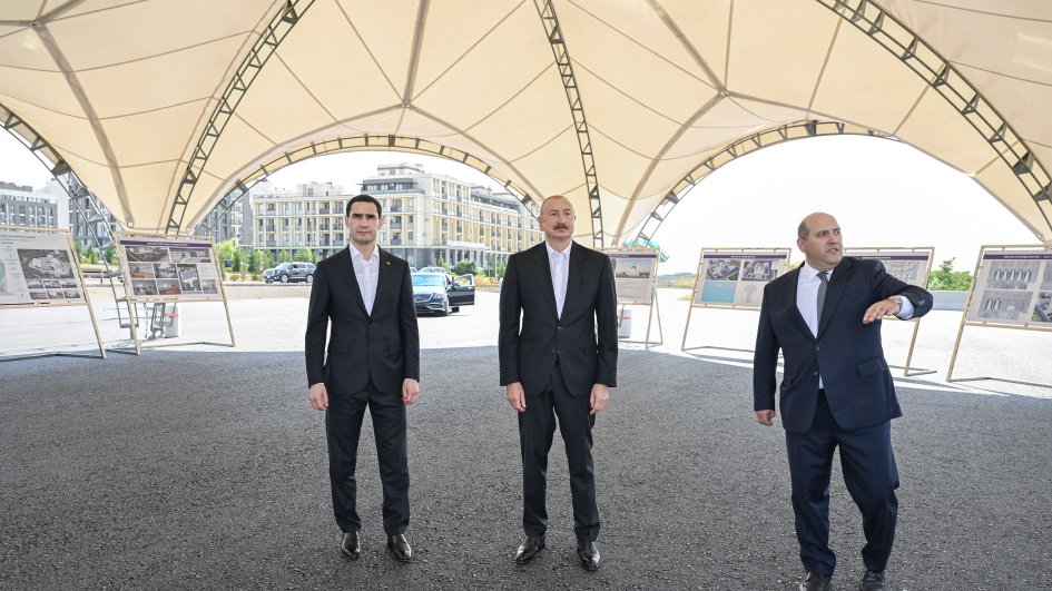 Presidents of Azerbaijan and Turkmenistan visited destroyed sites in Fuzuli city