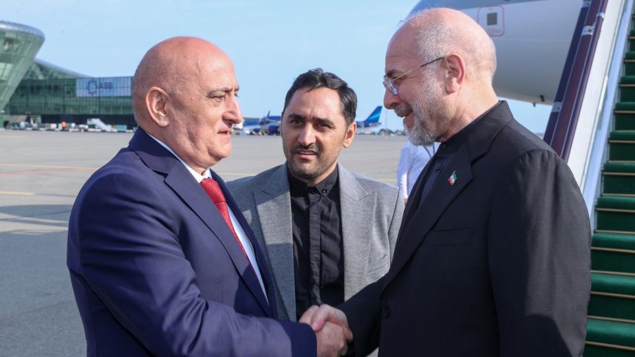 İran İslam Şurası Məclisinin sədri Azərbaycana səfərə gəlib