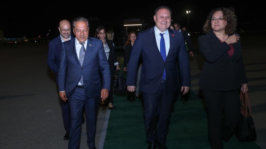 Şimali Kipr Türk Cümhuriyyəti parlamentinin sədri ölkəmizə səfərə gəlib