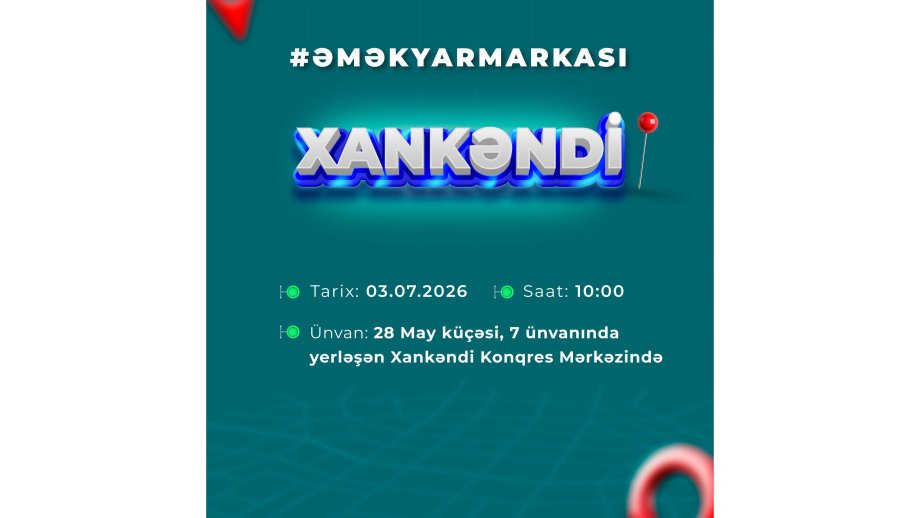 Xankəndidə keçiriləcək növbəti əmək yarmarkasında 120-dən çox vakansiya təqdim olunacaq