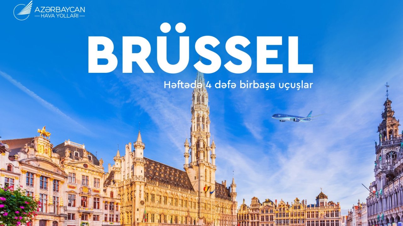 AZAL Brüsselə birbaşa uçuşlara başlayır