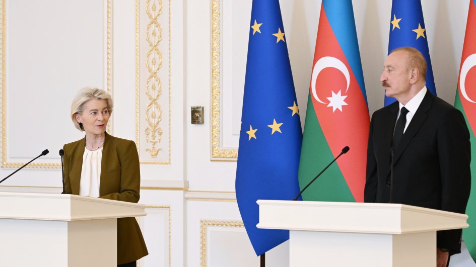 Few countries are as well placed as Azerbaijan to drive regional cooperation and stability - Von der Leyen (VIDEO)