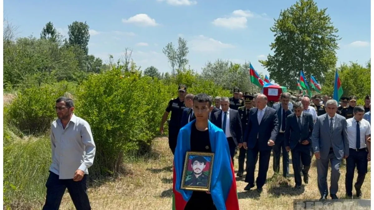 İtkin-şəhid Dəyanət Musayev dəfn edilib - YENİLƏNİB