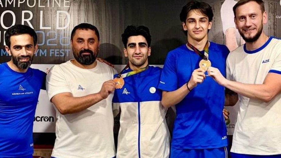 Azerbaijani gymnasts deliver remarkable performances at Trampoline World Cup in Portugal