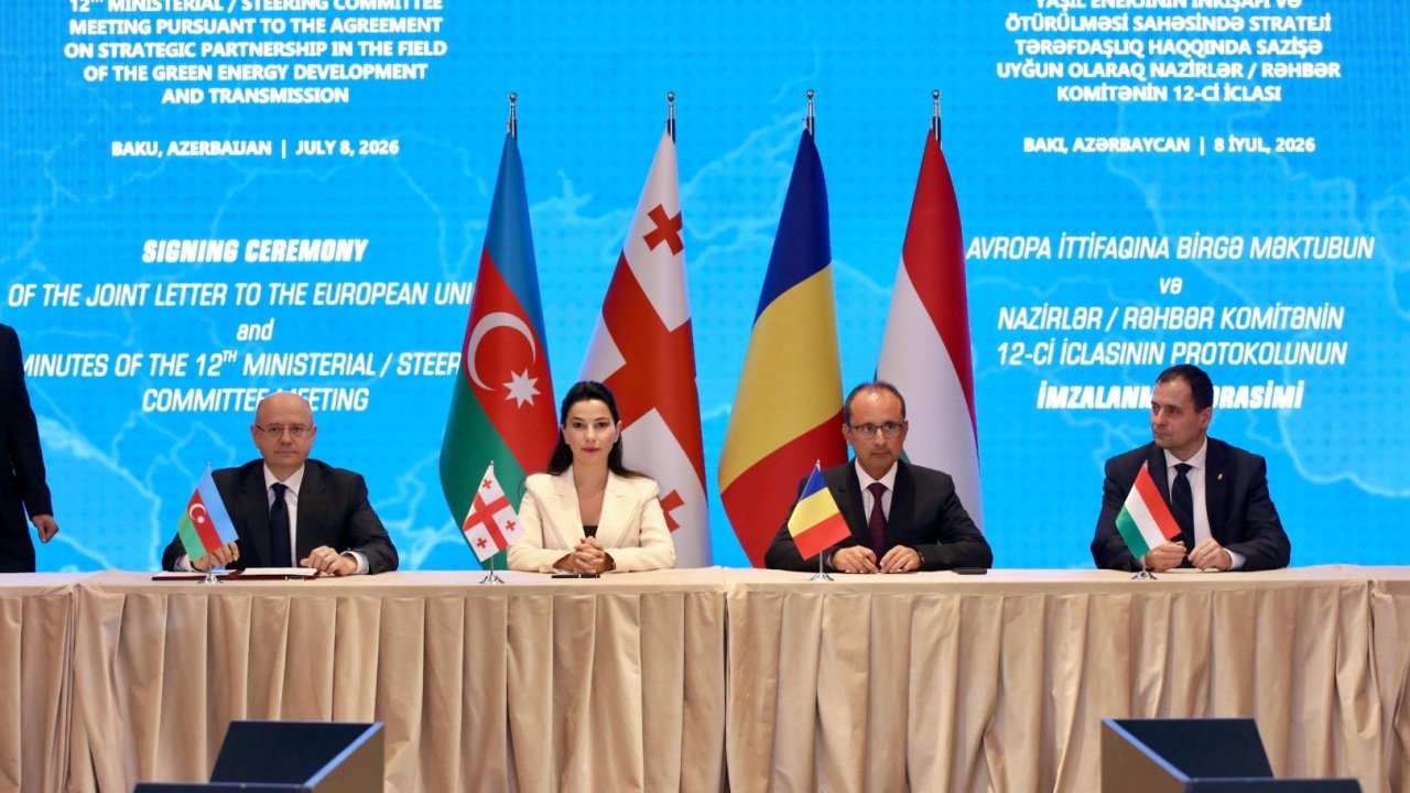 "Avropa Yaşıl Enerji Dəhlizi" layihəsi icra mərhələsinə keçib