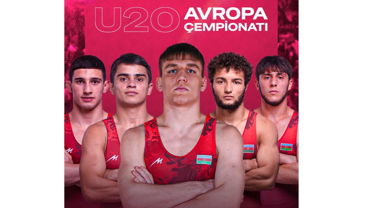 Yunan-Roma güləşi üzrə Azərbaycan millisi Avropa çempionatını 5 medalla başa vurub