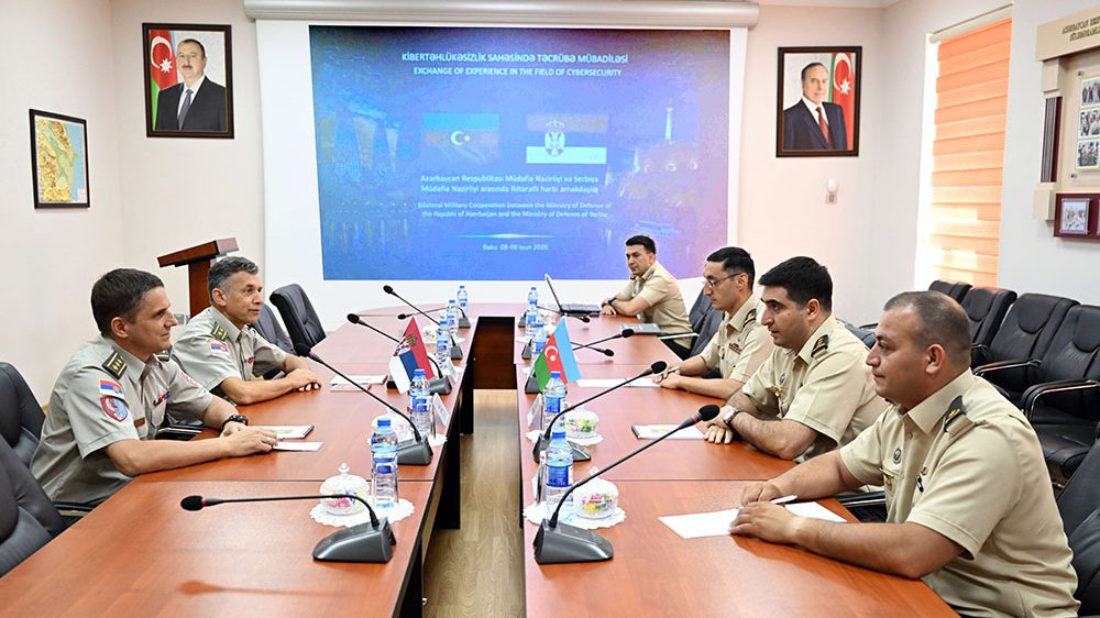 Azərbaycan və Serbiyanın hərbi kibertəhlükəsizlik mütəxəssisləri görüşüblər