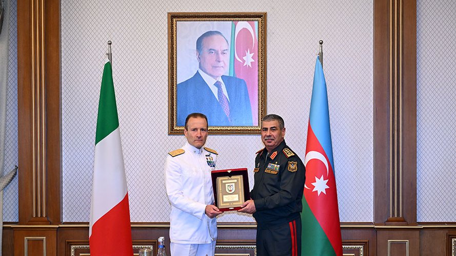 Azərbaycan və İtaliya arasında müdafiə sahəsində əməkdaşlıq perspektivləri müzakirə olunub