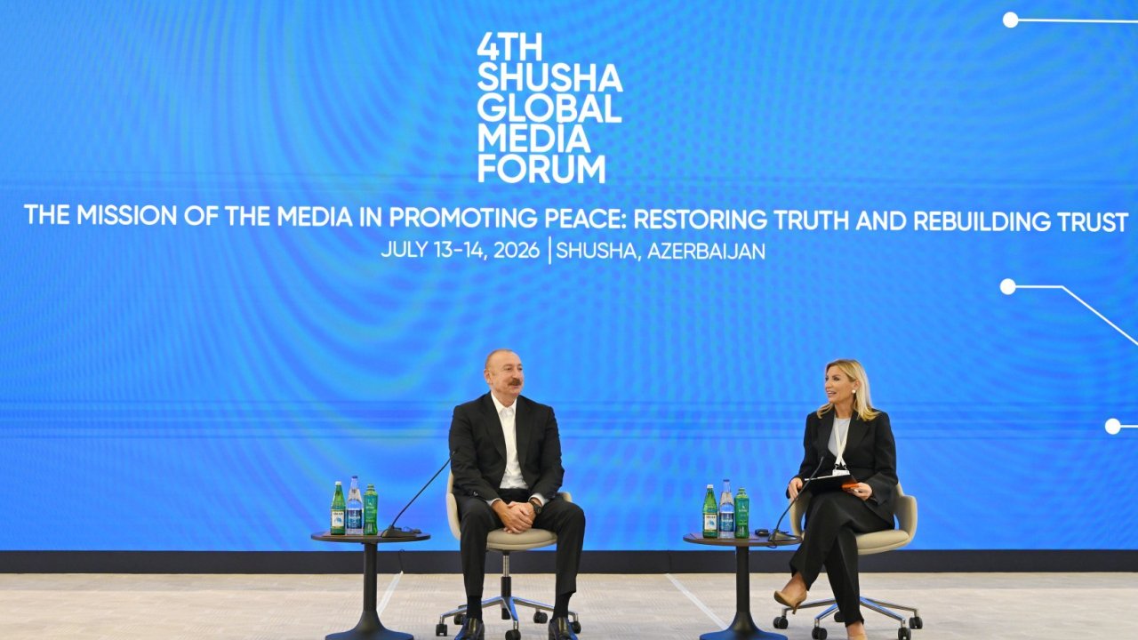 Prezident İlham Əliyev IV Şuşa Qlobal Media Forumunun açılışında iştirak edir (Canlı yayım)