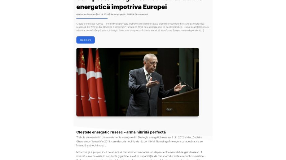 Rumıniya nəşri Türkiyənin Avropanın enerji təhlükəsizliyində artan rolunu təhlil edir