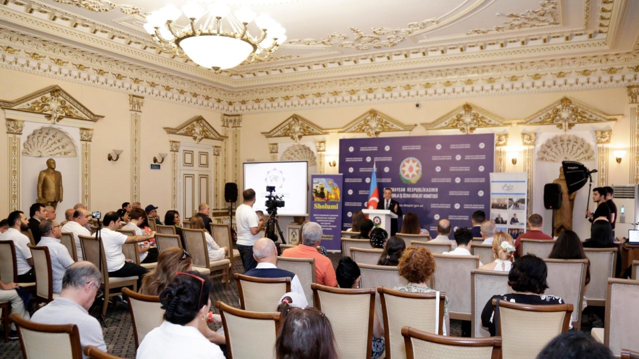 Diasporla İş üzrə Dövlət Komitəsində Azərbaycan və İsrail kinematoqrafçılarının birgə layihəsi təqdim olunub