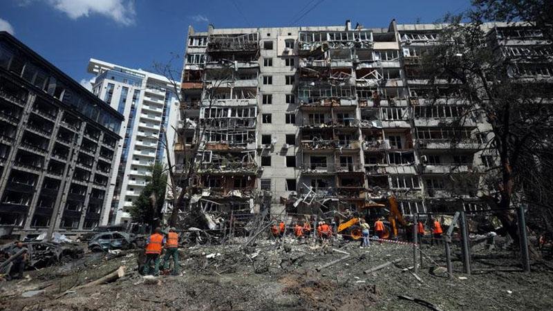 Ukrayna: Rusiya 41 raket, 125 PUA ilə hava hücumu təşkil etdi