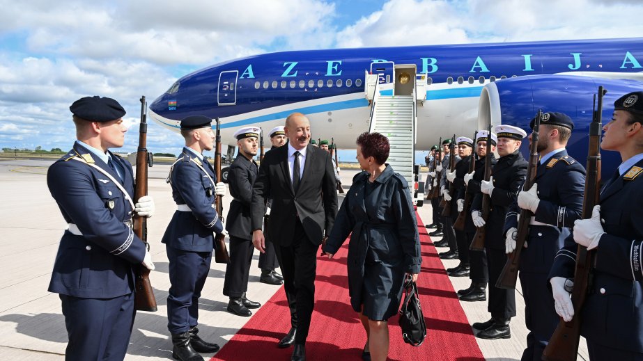 Prezident İlham Əliyev Almaniyaya rəsmi səfərə gəlib