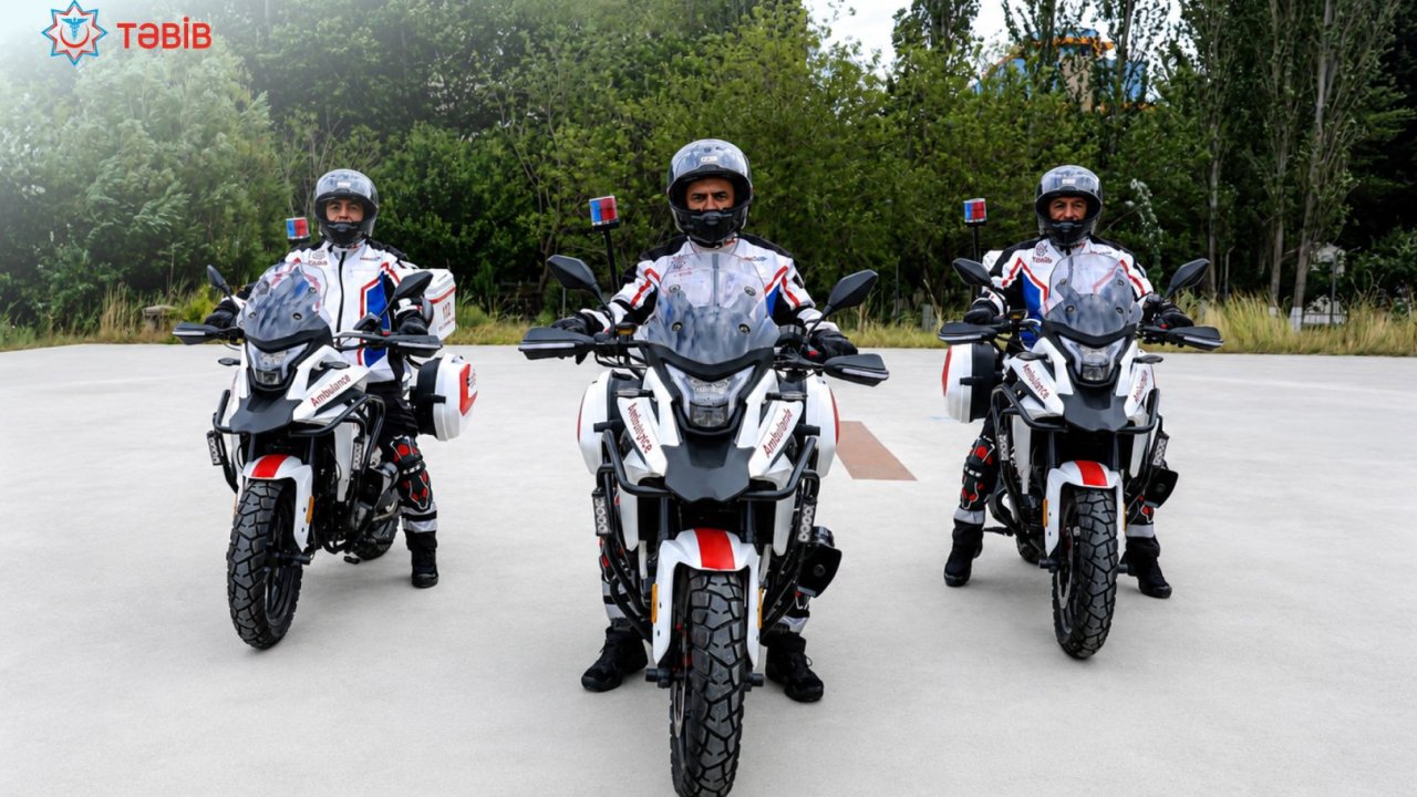 Təcili yardım artıq motosikletlə gələcək - TƏBİB-dən yeni layihə
