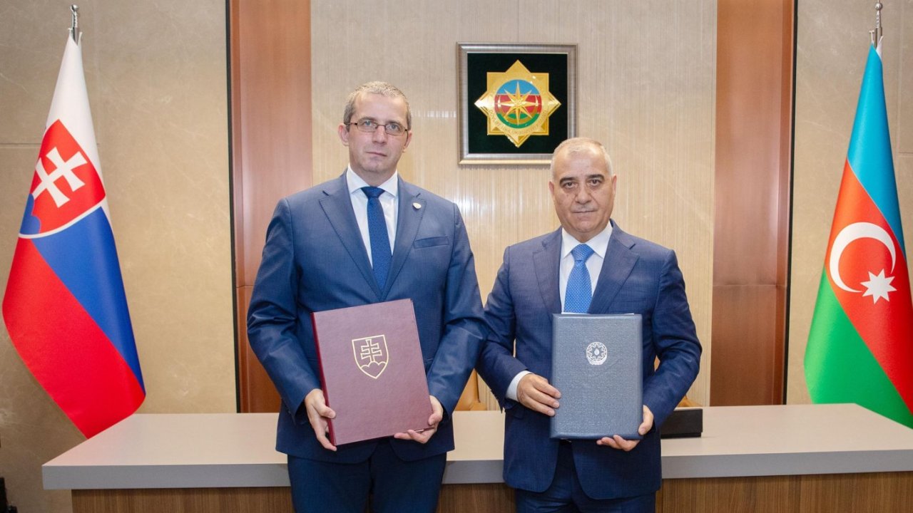 Azərbaycan və Slovakiya məxfi məlumatın mübadiləsi və qarşılıqlı mühafizəsi haqqında saziş imzalayıb