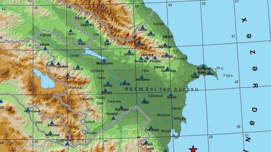 Magnitude 3.2 quake hits Caspian Sea