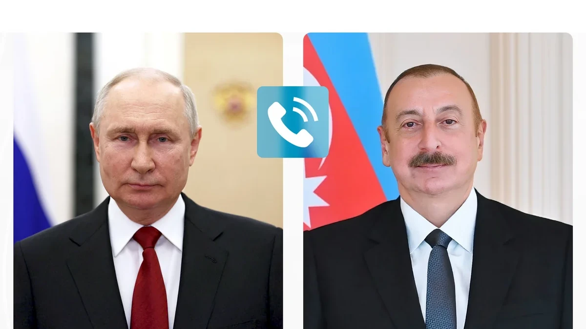 Vladimir Putin Azərbaycan Prezidenti İlham Əliyevə zəng edib