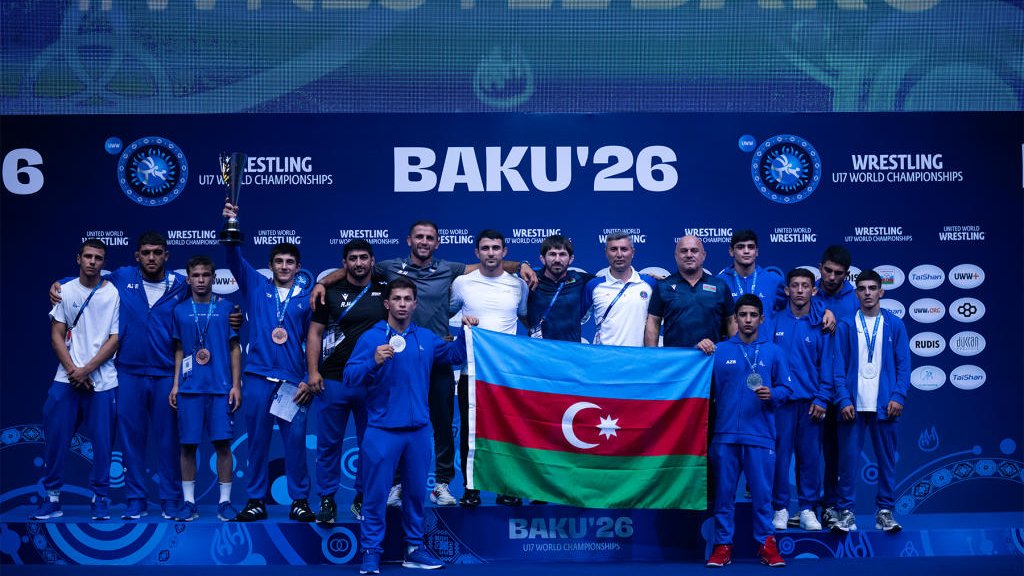 Azerbaijan claims second place in team rankings at U17 Greco-Roman Wrestling World Championships